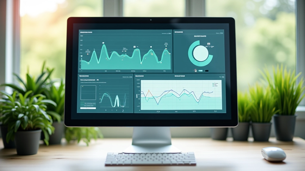 Monitoori kuval nähtav graafiline esitus mullavõtjate andmetest ajas